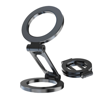 Десктоп държач за мобилен телефон от цинкова сплав, сгъваем, универсален, магнит N52