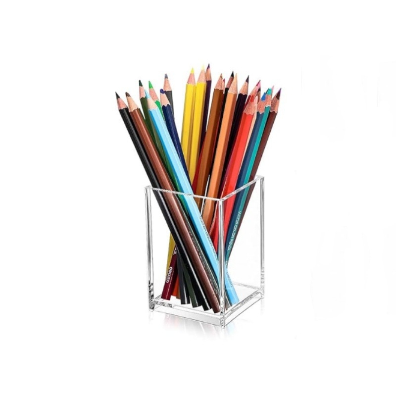 Cutie de depozitare pentru birou din PS, pentru organizare cosmetice și papetărie, 1L, design modern minimalist