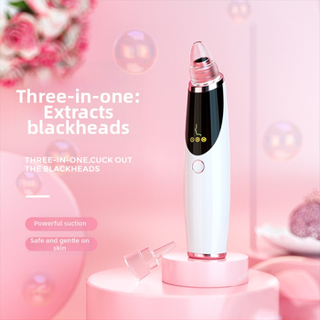 HY02 Elektrinis juodųjų taškų šalinimo įrankis su siurbimu, sukimosi režimas, 3 greičiai, plastikinis korpusas