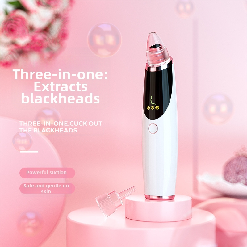 HY02 Elektrinis juodųjų taškų šalinimo įrankis su siurbimu, sukimosi režimas, 3 greičiai, plastikinis korpusas