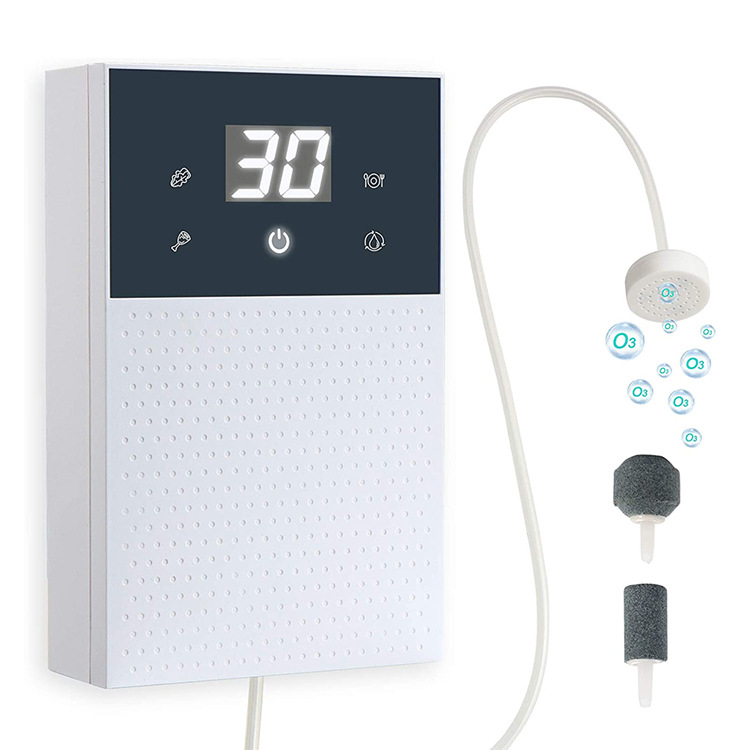 Οζονικός καθαριστής φρούτων και λαχανικών με αποστείρωση κρέατος, μοντέλο Demeter, 12V τροφοδοσία, λειτουργία USB/AC, χρονόμετρο έως 2 ώρες