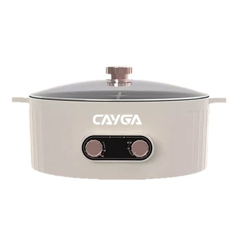 Cayga DYG-01 elektrinė karšto puodo su kepimo ir fritavimo funkcijomis, 1300W, 220V, 1L, aliuminio lydinys
