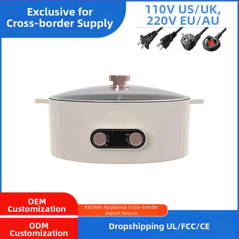 Cayga DYG-01 elektrinė karšto puodo su kepimo ir fritavimo funkcijomis, 1300W, 220V, 1L, aliuminio lydinys