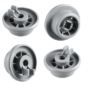 Indaplovės apatinio krepšio ratas (PVC, modelis 165314, suderinamas su Bosch ir Kenmore)