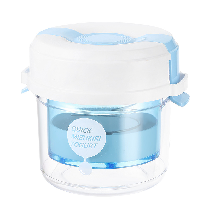 Разделител за йогурт за домашна употреба – ABS+PP, филтър за отцеждане, разделя йогурт, соево мляко и суроватка; модерен семпъл дизайн