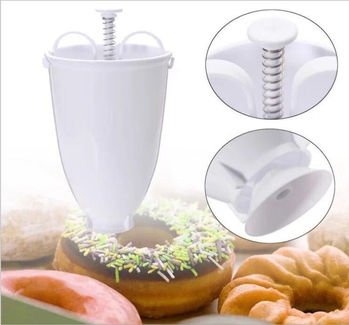 Donut Maker Dispenser – apvali PP kepimo forma donutams, antikvarinis, retro stilius