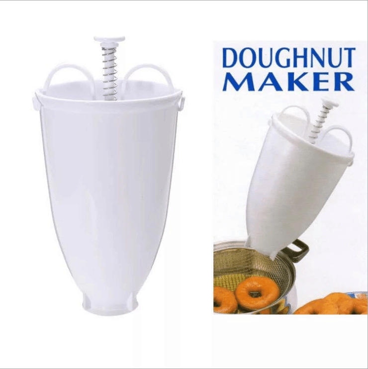 Donut Maker Dispenser – apvali PP kepimo forma donutams, antikvarinis, retro stilius