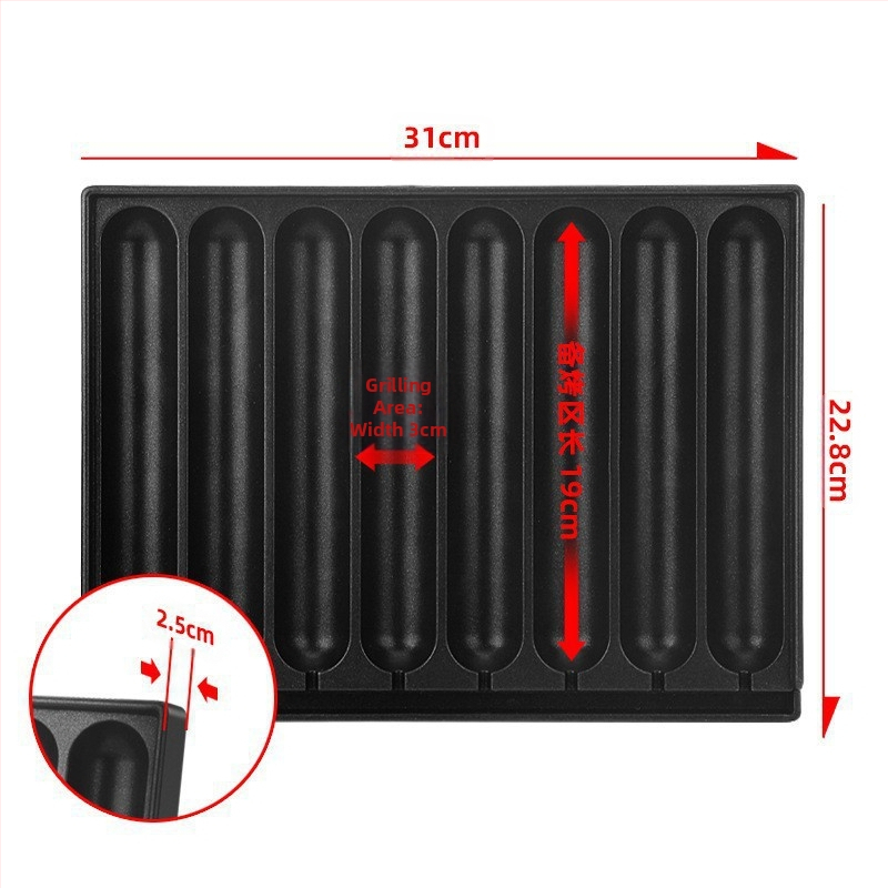 Машина за печене на наденици – щанд за нощен пазар, компактна търговска единица (Пречистено желязо; Модерен минимализъм; Марка: Alishan; Пускане на пазара: лято 2024)