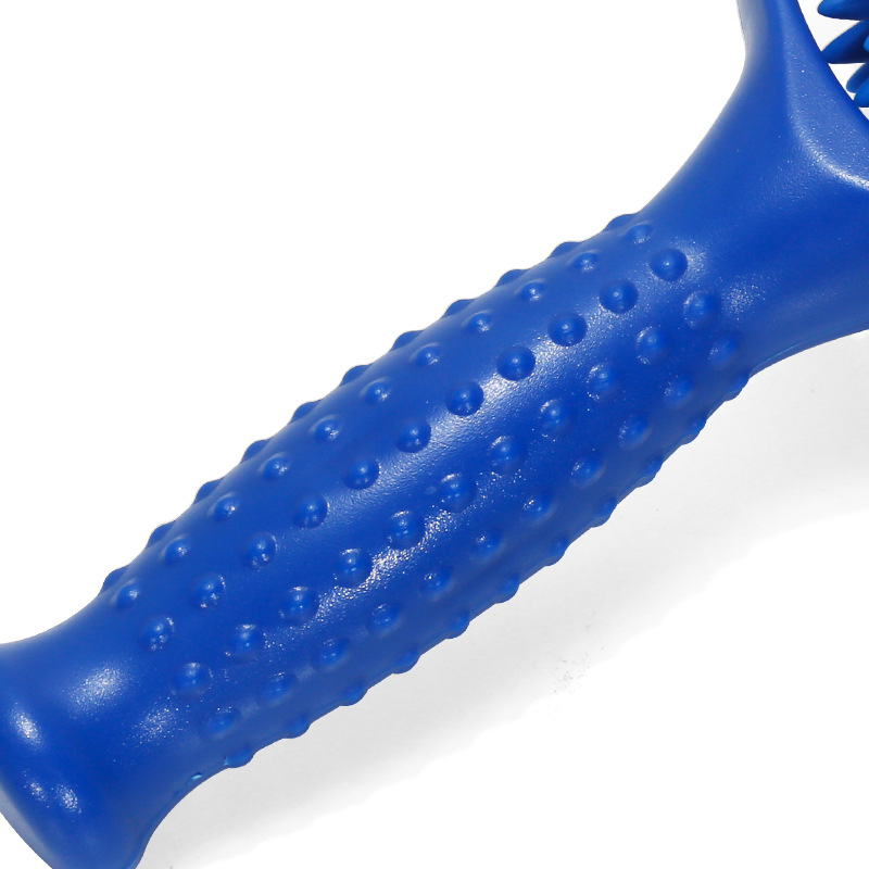 Masažo lazda su spygliuota kamuole fasialiniam masažui ir raumenų atpalaidavimui, rankinis jogos pagalbininkas