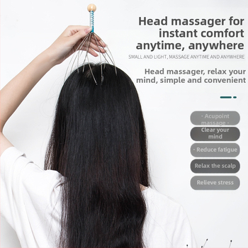 Μασάζ κεφαλής με γαντζάκι – χειροκίνητη λειτουργία, μασάζ ζύμωμα (Μάρκα: Bian Xu, Μοντέλο: 888)