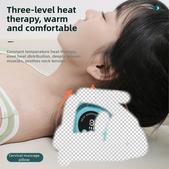 Μασάζ αυχένα – Φορητό ηλεκτρικό μασάζ για αυτοκίνητο και οικία, μασάζ με ζύμωμα, EMS μικρορεύμα, 2 κεφαλές μασάζ, 3 βαθμίδες έντασης, ασύρματο τηλεχειριστήριο, επαναφορτιζόμενο