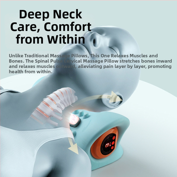 Vibracijos kaklo masažuoklis, daugiafunkcis, USB maitinimas, temperatūros reguliavimas, svoris 1 kg, modelis 222