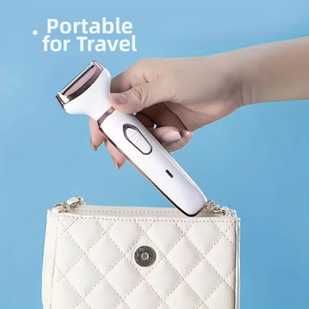 4-в-1 електрически тример за лице: носни косми, подстригване на вежди и оформяне на слепоочието; презареждаем, 4 глави, миеща се глава, мотор с четки — модел ZH-SN8866