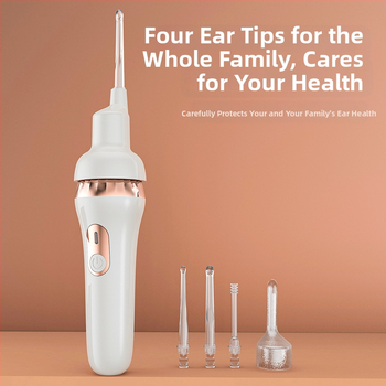 Φωτεινό αυτόματο ηλεκτρικό κουταλάκι αυτιών για βρέφη και παιδιά — μαλακή άκρη, ασφαλής σχεδίαση