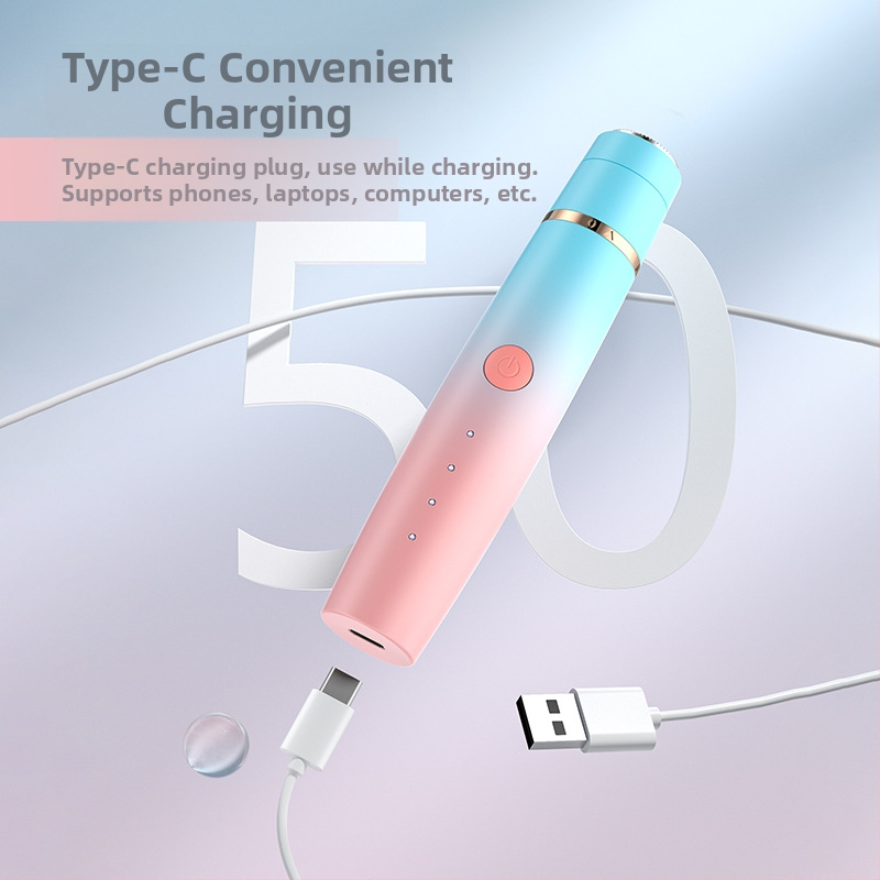 Електрически епилатор за тяло: три в едно, водоустойчив за миене на целия корпус, модел FK-112, USB/електрическо захранване