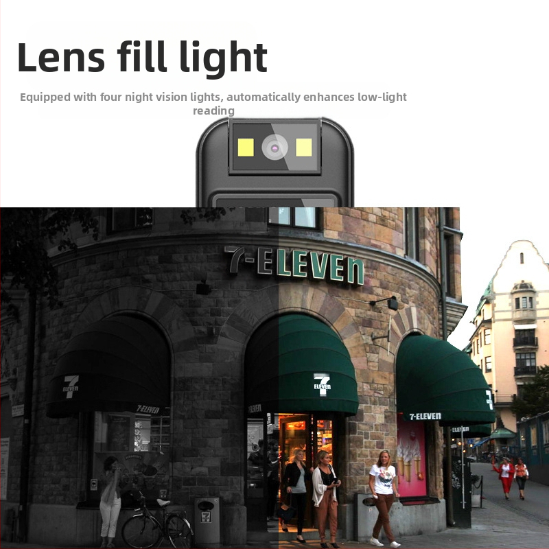 CS08 HD видеорекордер с магнитно закрепване и 0.85 inch LCD, 1080P, TF карта, 2MP сензор, 4–5 ч. работа