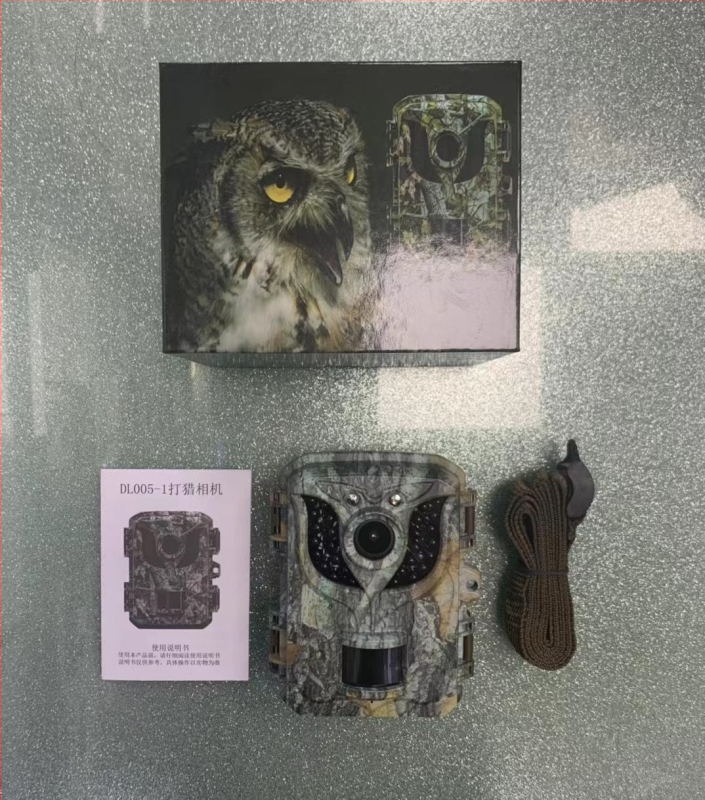 DL005 Κυνηγετική κάμερα με LCD 2,0 ιντσών, Υποστήριξη TF κάρτας, Ανάλυση 16MP/12MP/8MP/5MP, Τροφοδοσία με 4 μπαταρίες AA