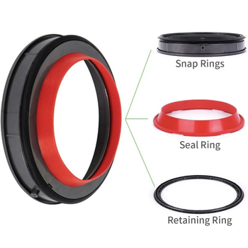 Dyson sandarinimo žiedas ir dulkių surinktuvo apačioje dangtelis V10/11/12 — ABS, 220V, 1600W, universalus modelis