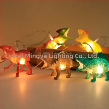 LED αλυσίδα φωτισμού σε σχήμα δεινοσαύρου | 10/20/40 LED | IP44 προστασία | Τροφοδοσία με μπαταρία | Φωτεινότητα 3500 lm | Μοντέλο: Δεινόσαυρος