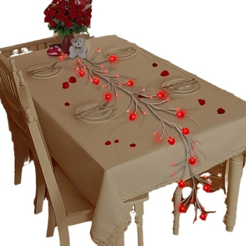 LED širdies formos medžio šviesa, modelis 7H, 1000 lm, IP44, plastiko korpusas