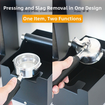 Κουτί υπολειμμάτων καφέ - Guitar Coffee, ατσάλι με επίστρωση TEFLON, μοντέρνος απλός σχεδιασμός, κατάλληλο για μπαρ, καφέ και εστιατόριο