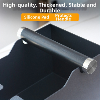 Κουτί υπολειμμάτων καφέ - Guitar Coffee, ατσάλι με επίστρωση TEFLON, μοντέρνος απλός σχεδιασμός, κατάλληλο για μπαρ, καφέ και εστιατόριο