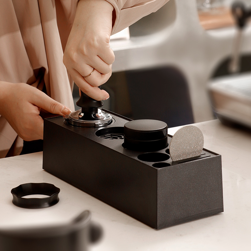 Huayi plastmassist kohvi pulbri hoiustamise riiul – kaasaegne minimalistlik stiil