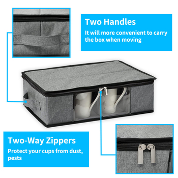 Cutie de depozitare pentru birou, poliester, 12 compartimente, pliabil, design modern minimalist