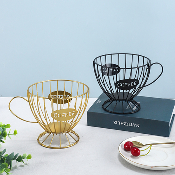 Μεταλλικό καλάθι φρούτων σε νορδικό στυλ για γραφείο, 1 επίπεδο, πολυχρηστικό, φορητό, χωρίς συναρμολόγηση