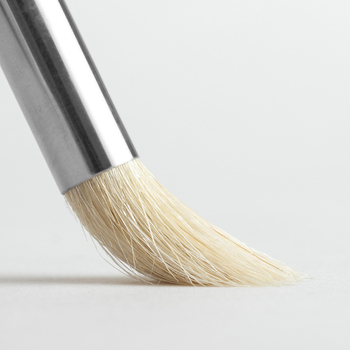 Kavos malūnėlio valymo šepetėlis su medine rankena ir nerūdijančio plieno dalimis