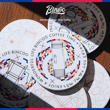 Bincoo Keraminis šilumosizoliacinis padėkliukas moka potui – Apvalus, Itališko stiliaus, Prieš slydimą, Išleistas 2025 metais