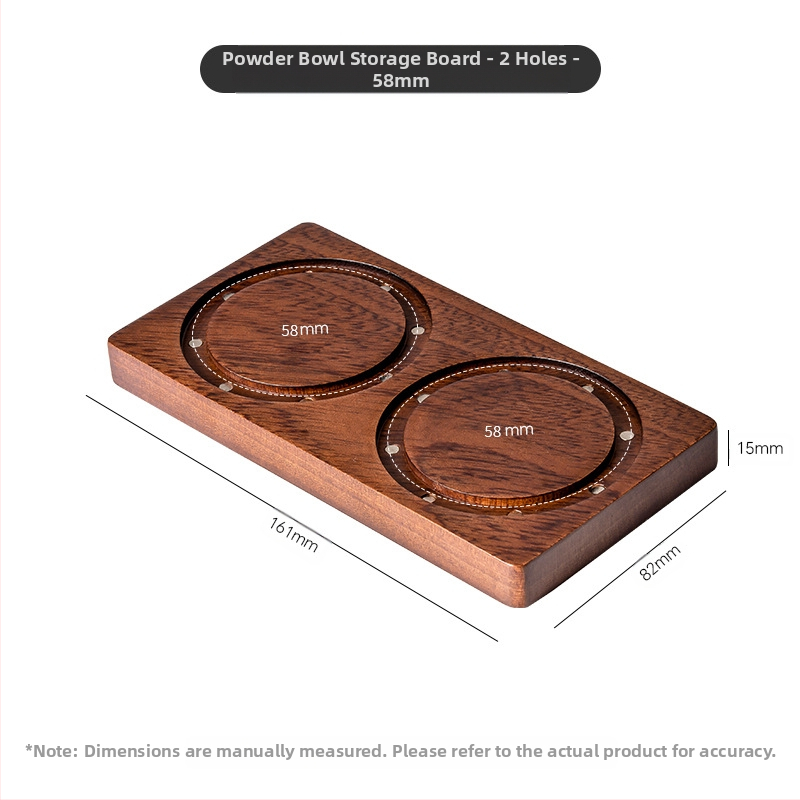 Medinis retro stiliaus magnetinis sieninis laikiklis kavos miltelių dubenėliams saugoti