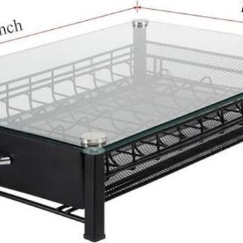 Kavos kapsulių laikiklis – plienas, modernus minimalistinis stilius, prekės ženklas YW, tinkamas barams ir kavinėms