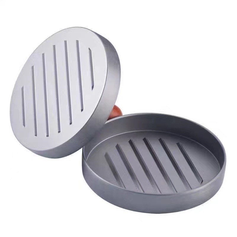 Chao Hui Ručna presa za burgere od aluminijske legure s mat završnim slojem, DIY kalup za kućnu upotrebu