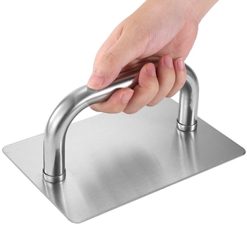 Ανοξείδωτο εργαλείο πίεσης για εξομάλυνση ζελέ τούρτας και νουγκάτ – κιτ κουζίνας, μοντέρνο μινιμαλιστικό στυλ, έκδοση 2023, λογότυπο τυπωμένο