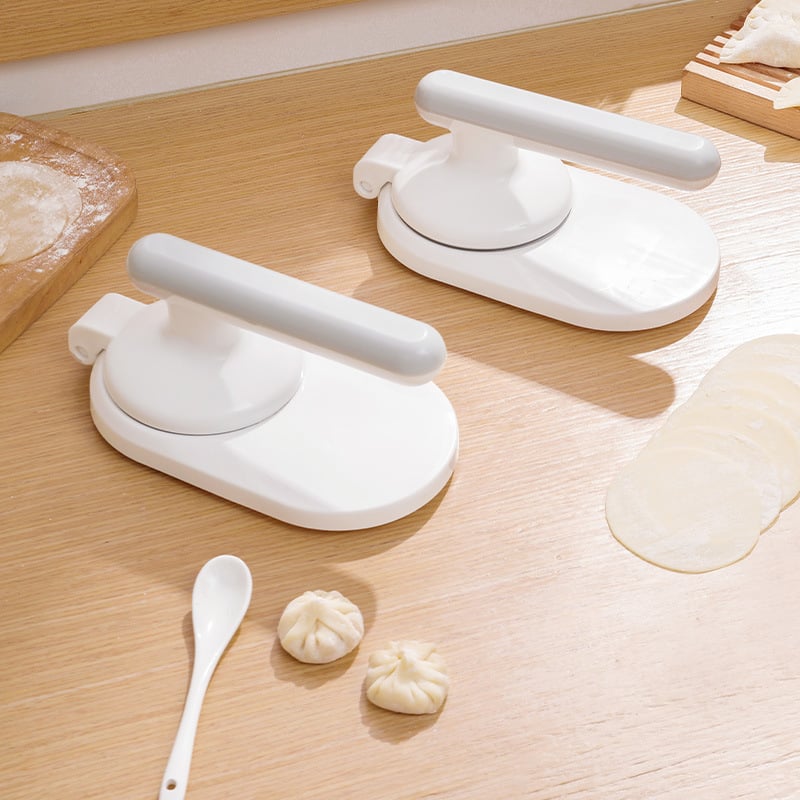 Lewei namų naudojimui skirtas koldūnų gamintojas — kompaktiška automatinė tešlos presavimo mašina, modernus ir minimalistinis dizainas, išleista 2024 metais