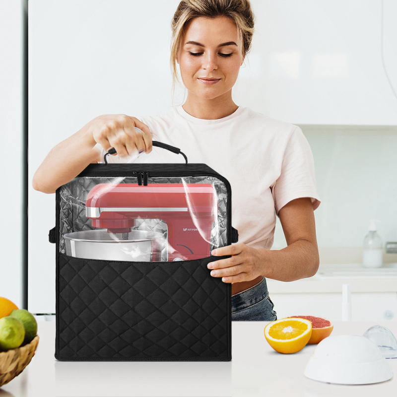 Geantă de depozitare pentru mixer – formă cubică, poliester, multifuncțională, organizator de bucătărie