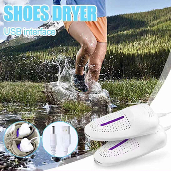 Batų džiovintuvas su dezodorizacija ir kvapų valymu, UV šviesa, batų šildytuvas ir drėgmės šalinimas, modelis 59, 220V, 10W, 50Hz