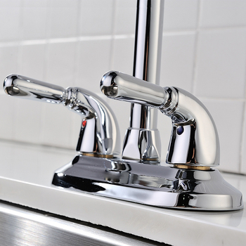 Vario praustuvo maišytuvo su 360° pasukimu, dviejų rankenėlių maišytuvo, modelis V3111, keramikinė vožtuvo kasetė