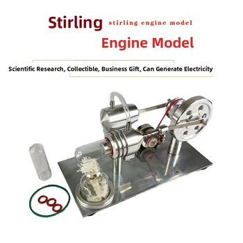 Model educațional Stirling, construcție metalică, pentru experimente științifice, potrivit pentru copii 0–2 ani