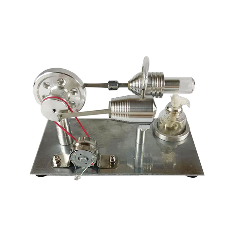 Model educațional Stirling, construcție metalică, pentru experimente științifice, potrivit pentru copii 0–2 ani