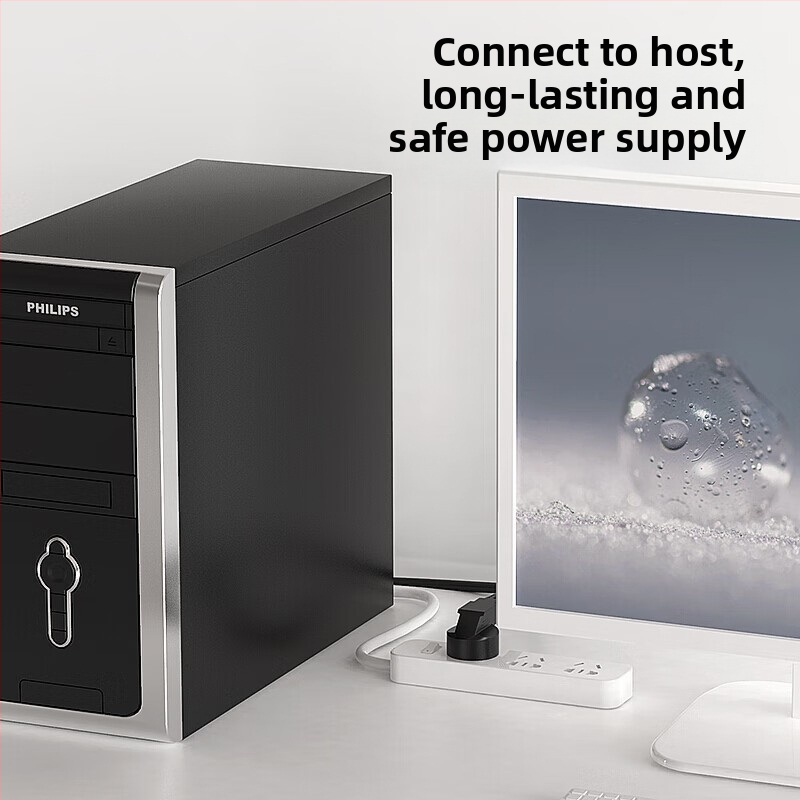 Καλώδιο τροφοδοσίας DY01, αγωγός από οξυγονοελεύθερο χαλκό, μήκος 0,5–20 m, για υπολογιστή