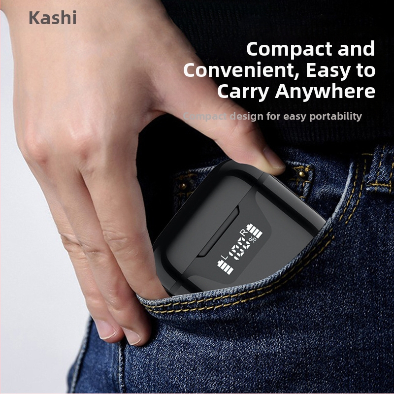 TWS безжични Bluetooth слушалки в ушите с ENC шумопотискане, IPX5, обхват 10 м, Bluetooth 5.0, живот на батерията 4-8 ч