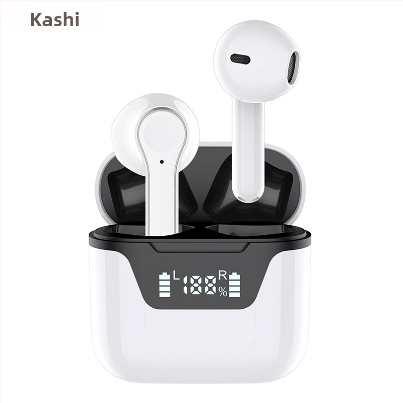 TWS безжични Bluetooth слушалки в ушите с ENC шумопотискане, IPX5, обхват 10 м, Bluetooth 5.0, живот на батерията 4-8 ч