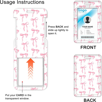 ABS kortelių laikiklis su kaklo juosta ir 360° pasukamu segtuku – logotipo spausdinimas, reguliuojamas ilgis