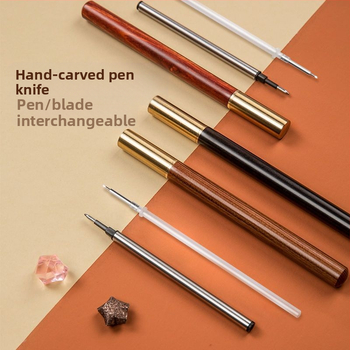 Μαχαίρι χειροτεχνίας σε στυλ στυλό για ημερολόγιο — Μάρκα: Borrence; Υλικό: Μέταλλο; Έτοιμο για δώρο; Χριστούγεννα