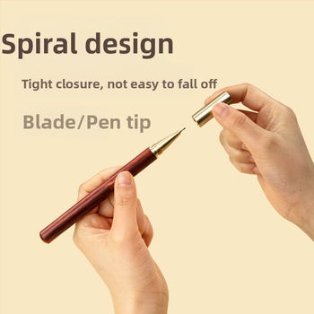 Μαχαίρι χειροτεχνίας σε στυλ στυλό για ημερολόγιο — Μάρκα: Borrence; Υλικό: Μέταλλο; Έτοιμο για δώρο; Χριστούγεννα