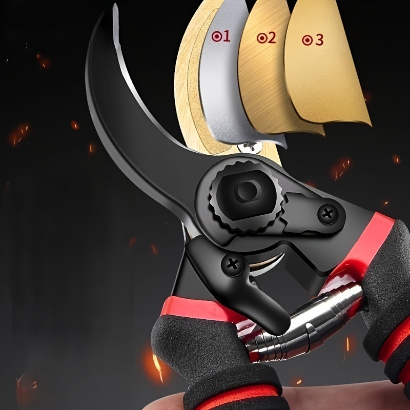 SK-5 манганова стомана ножици за резитба – многофункционални, спестяващи усилия, за груби клони и дърво сухо и мокро