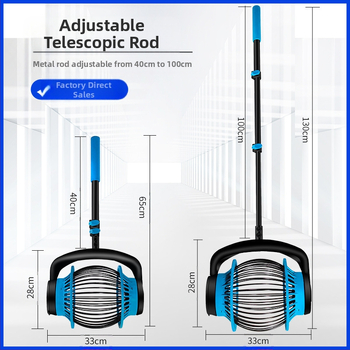 Feng Yida riešutų rinktuvas sodui — aliuminio lydinio lazda, nailono volas, skirtas riešutų rinkimui