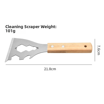 Nerūdijančio plieno kastuvėlis cemento valymui – sunkiosios konstrukcijos, šiuolaikinis minimalistinis dizainas, spausdintas logotipas, pritaikymas prieinamas